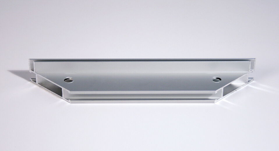 Sølvanodiseret Smartframe aluprofil